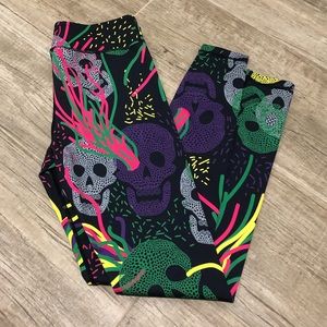 Skull Yoga / Work Out Pants - Medium